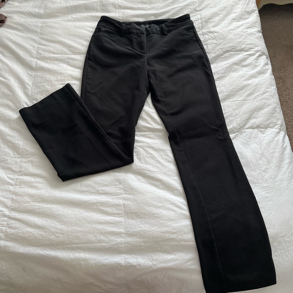 black slacks